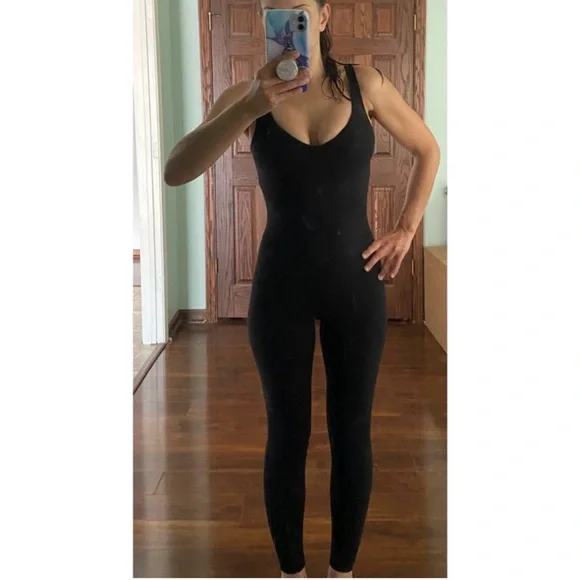 🍋HP!!🍋 Lululemon Align Bodysuit 25” / Black / Size 2 / NEW WITHOUT TAGS! - Picture 5 of 13